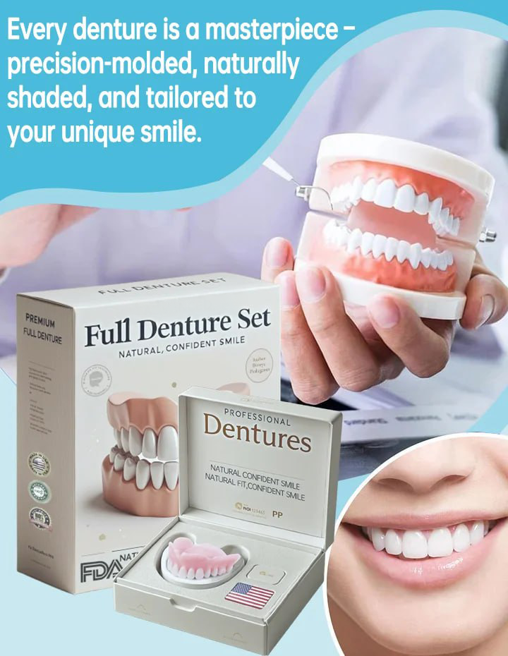 🦷🔥This week's special offer🔥Full Denture Set