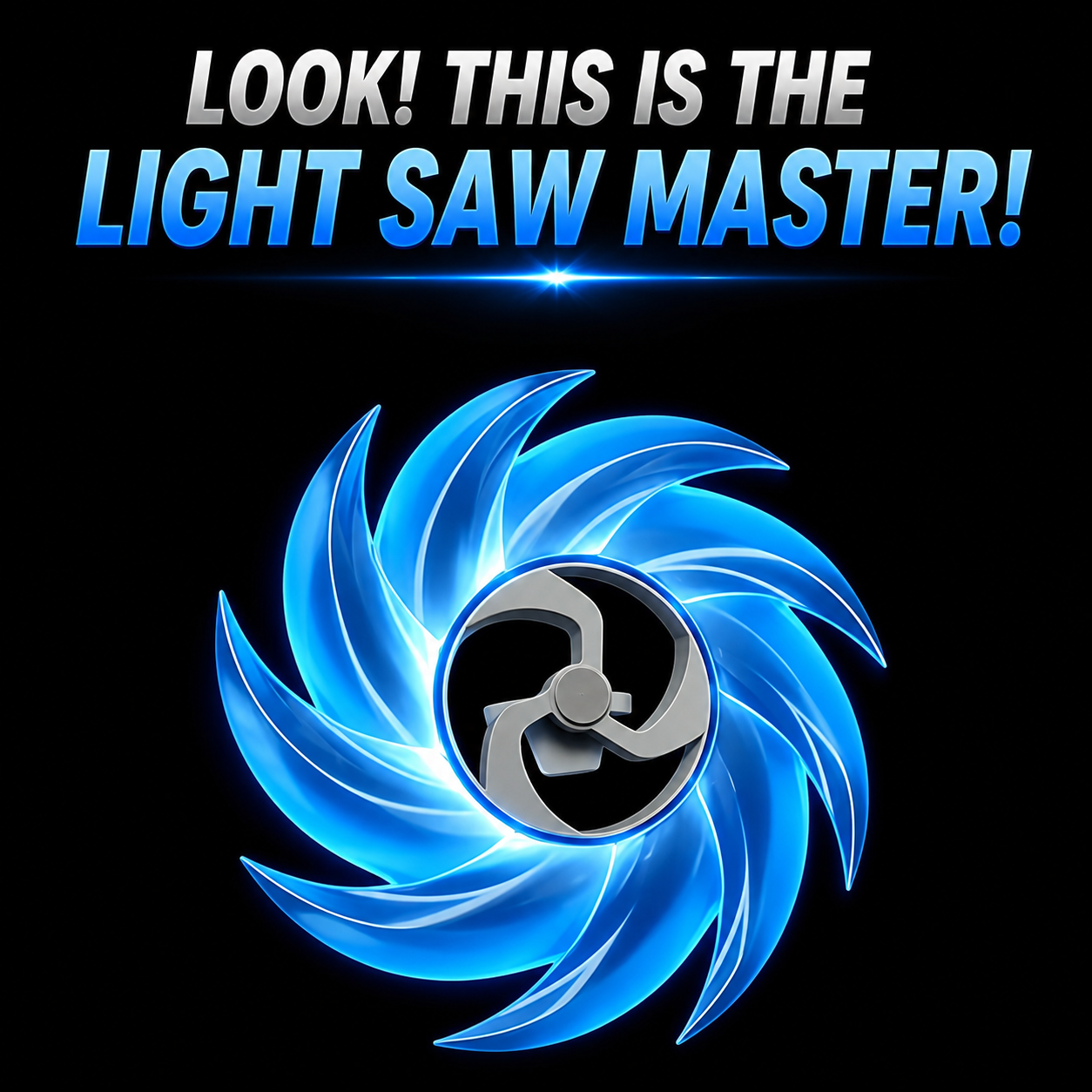 "Eight-Point Light Wheel" Creative Light-Up Rotating Lightsaber Toy