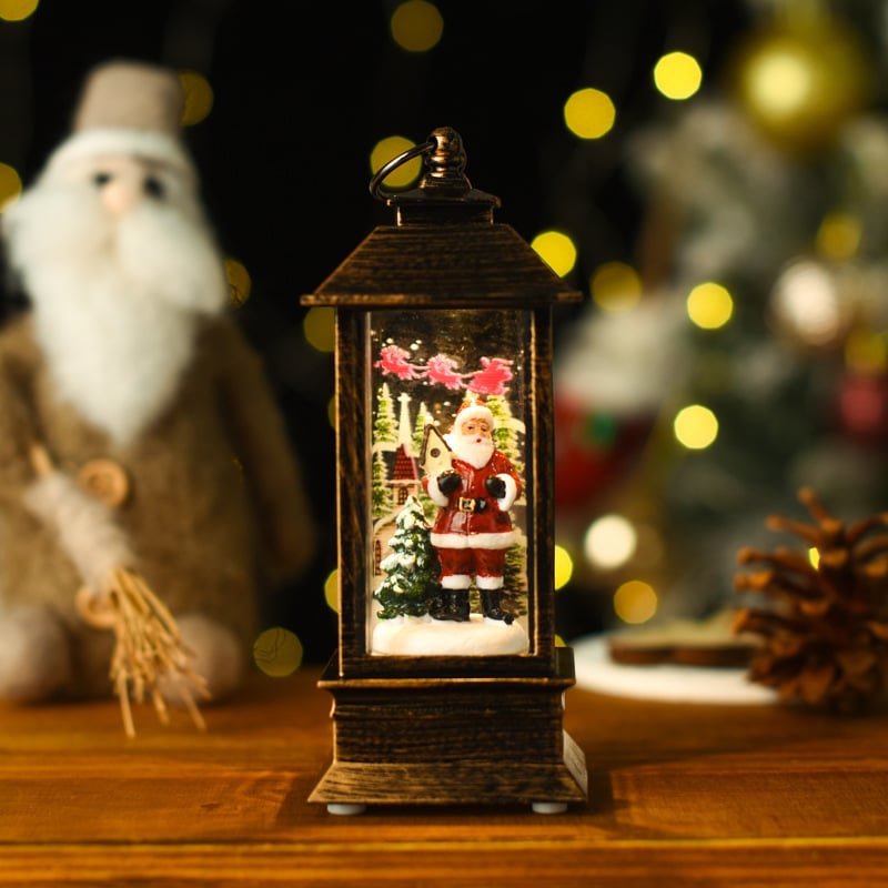 🌲Christmas Sale 48% OFF - Snow Globe Christmas Lantern Decorations