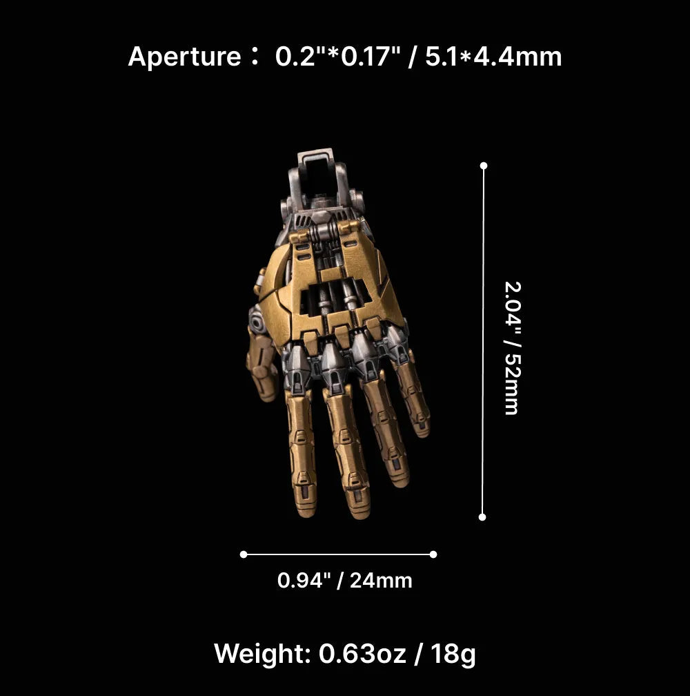 ✌️New "Utopia" Mechanical Bionic Hand Necklace Pendant
