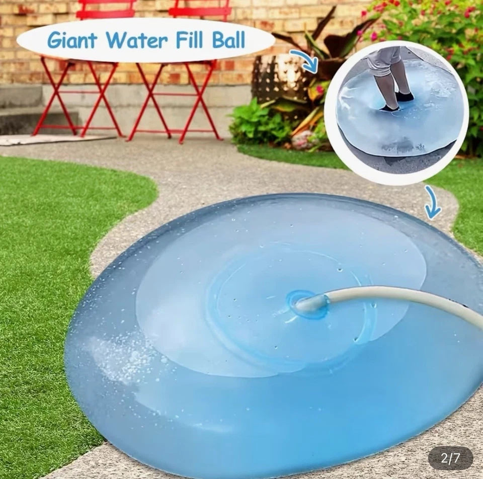 Inflatable bubble ball (that can be filled with water)