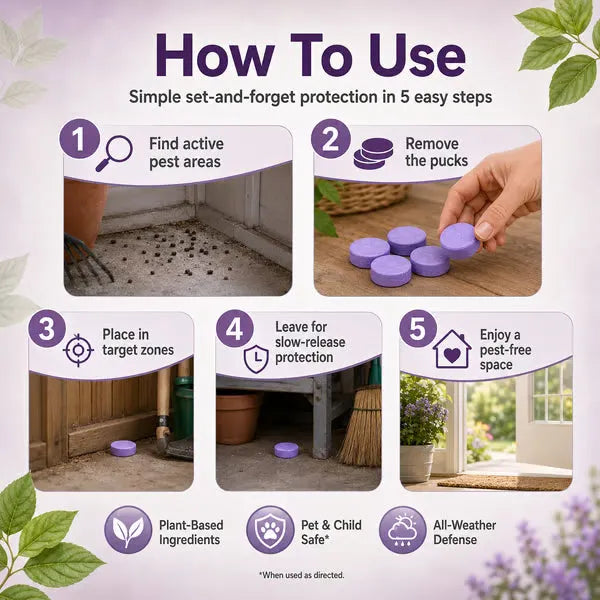 💥Limited time offer: 45% off🐀Natural scented rodent repellent tablets