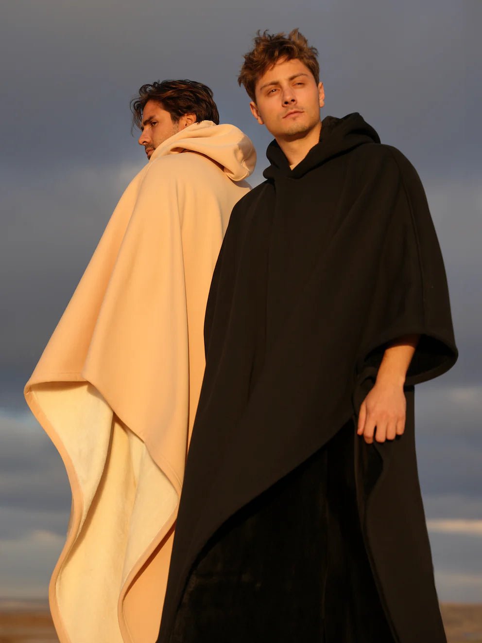 Loose Hooded Poncho Hoodie