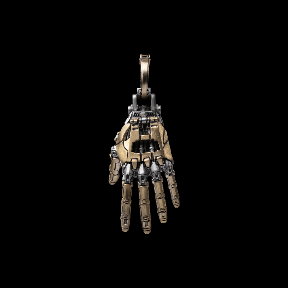 ✌️New "Utopia" Mechanical Bionic Hand Necklace Pendant
