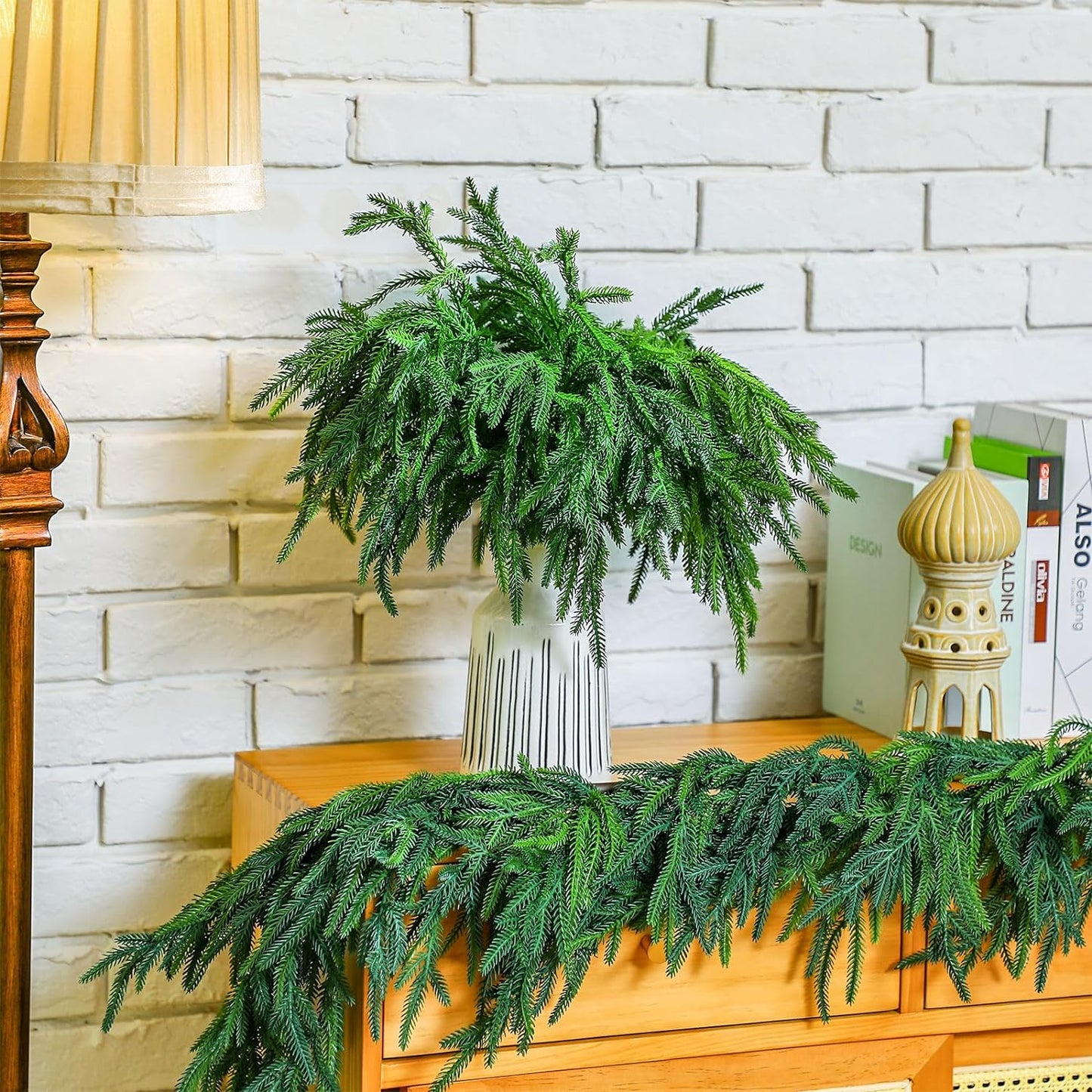 🎄Super popular🎄Christmas greenery Norfolk pine branches