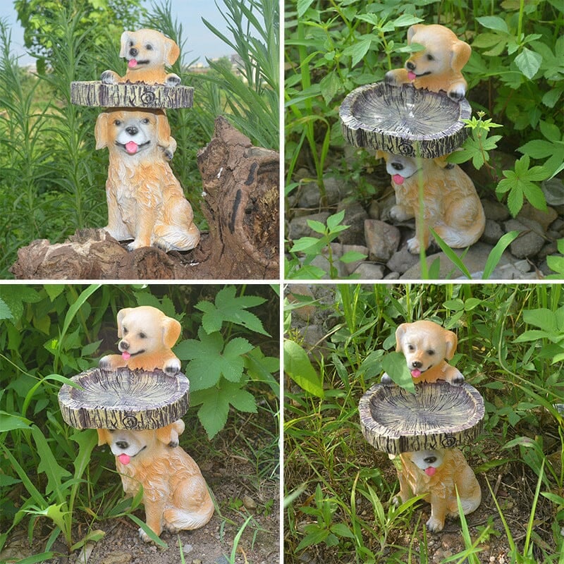 Fox Animal Resin Feeder