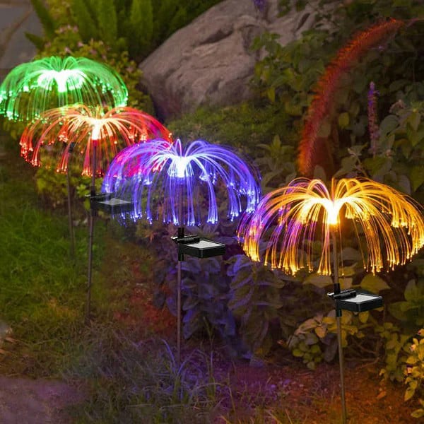 Solar Garden Color Changing Jellyfish Light