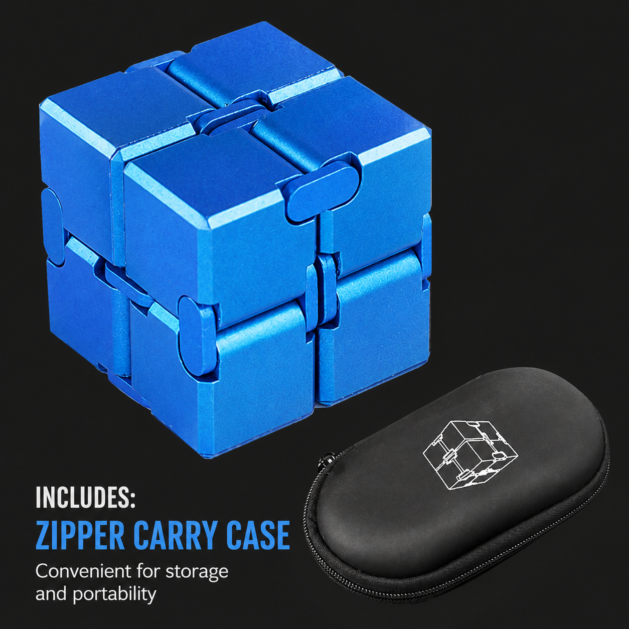 Infinite Flip Cube—A Versatile Stress-Relief Gadget